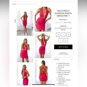 Lucy in the Sky Pink Mini Dress